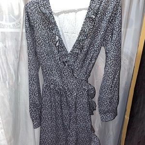 Shein never-worn wrap dress